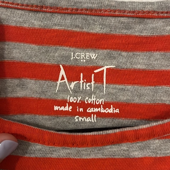 J Crew long sleeve striped shirt - Picture 2 of 4